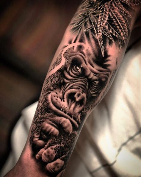 tattoo gorilla|101 Best Gorilla Tattoos You Have Never Seen。